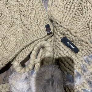 Rudsak hat and scarf set